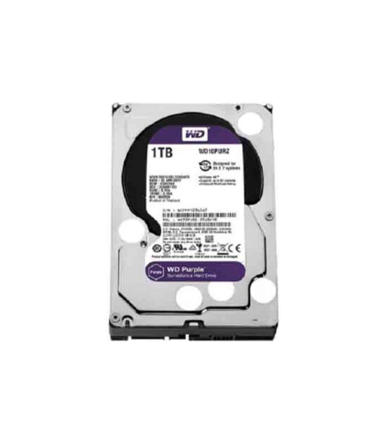 WD 1TB 3.5" SATA III 64MB IntelliPower WD10PURZ Purple
