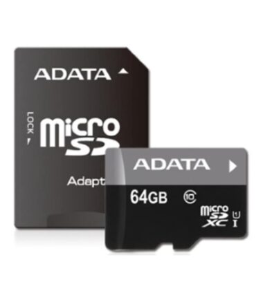 A-DATA UHS-I MicroSDXC 64GB class 10 + adapter