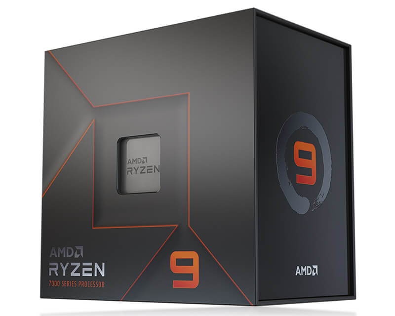 AMD, Ryzen 9, 7900X, 12 cores, 4.7GHz (5.6GHz) Box
