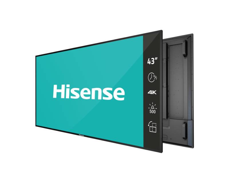 HISENSE 43" 43B4E31T 4K UHD Digital Signage Display - 18/7 Operation