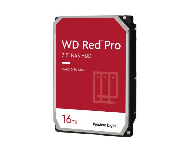 WD 16TB 3.5" SATA III 512MB 7.200rpm WD161KFGX Red Pro hard disk