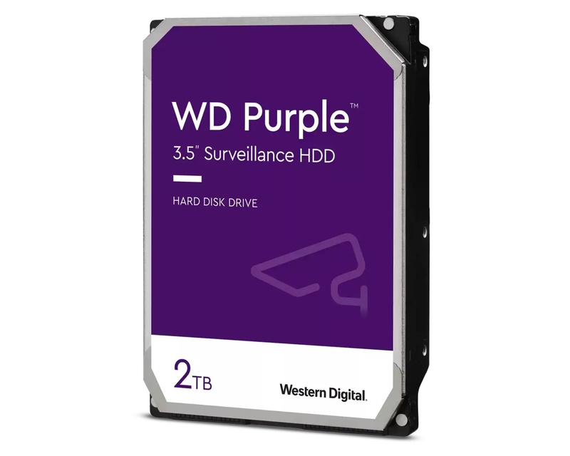 WD 2TB 3.5" SATA III 64MB WD23PURZ Purple hard disk