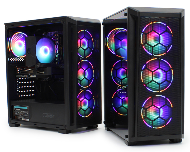PC INTEL GAMING računar Core i5-14400F 16GB 1TB AMD7600 8GB