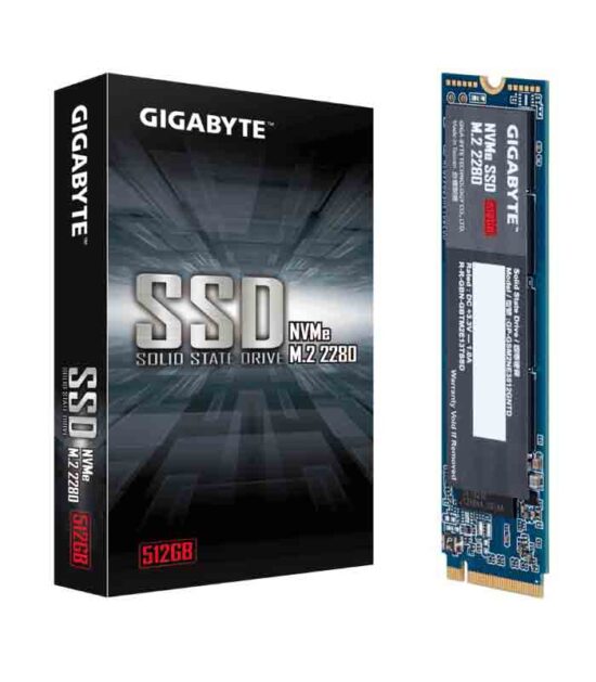 GIGABYTE 512GB M.2 PCIe Gen3 x4 NVMe SSD GP-GSM2NE3512GNTD