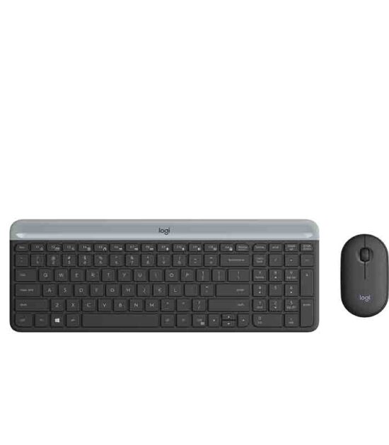 LOGITECH MK470 Wireless Desktop YU Graphite tastatura + miš