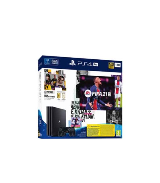 PlayStation PS4 1TB Pro + DS4 + FIFA 21