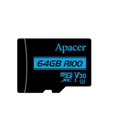 APACER UHS-I MicroSDHC 64GB V30 + Adapter AP64GMCSX10U7-R