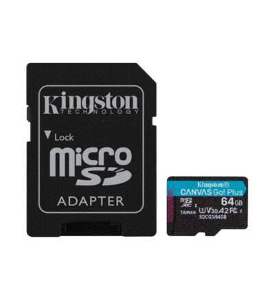 KINGSTON U3 V30 microSDXC 64GB Canvas Go Plus 170R A2 + adapter SDCG3/64GB