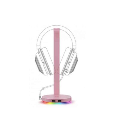 Base Station V2 Chroma - Headphone Stand with USB 3.1 and 7.1 Surround Sound - roze
