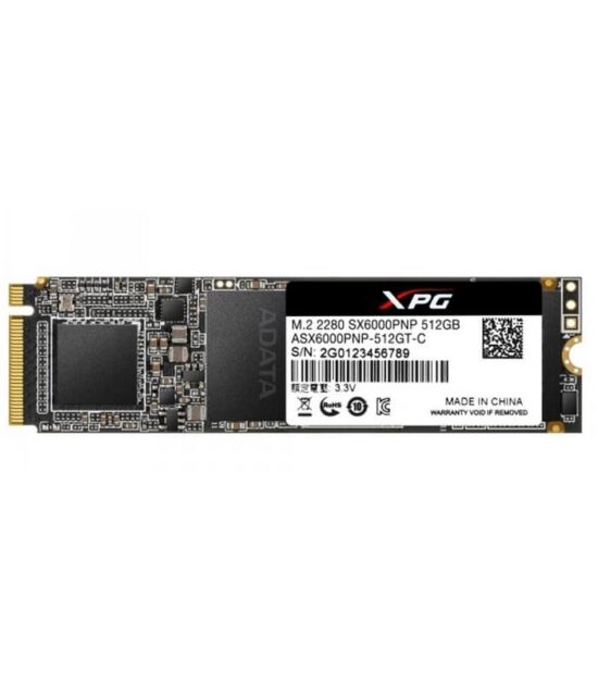 A-DATA 512GB M.2 PCIe Gen 3 x4 NVMe ASX6000PNP-512GT-C SSD