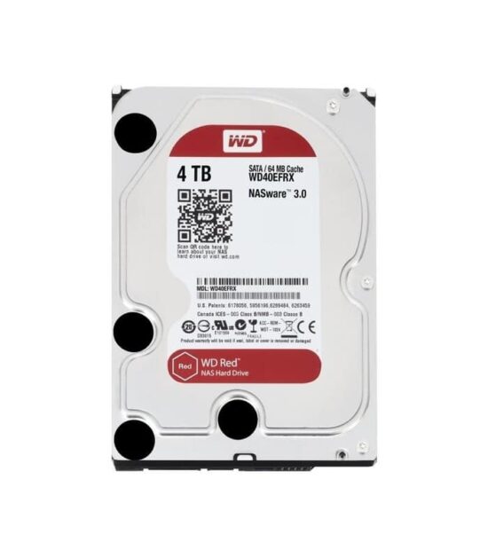 WD 4TB 3.5 SATA III 64MB IntelliPower WD40EFRX Red