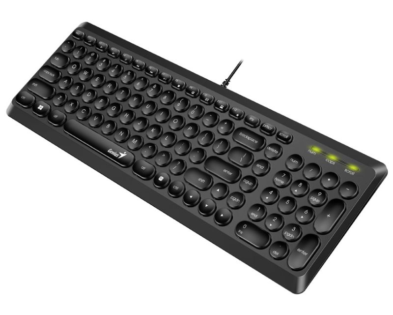 GENIUS Slimstar Q200 USB YU crna tastatura