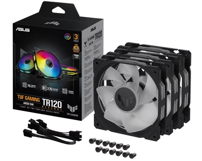 ASUS TUF GAMING TR120 ARGB BLACK EDITION 3IN1