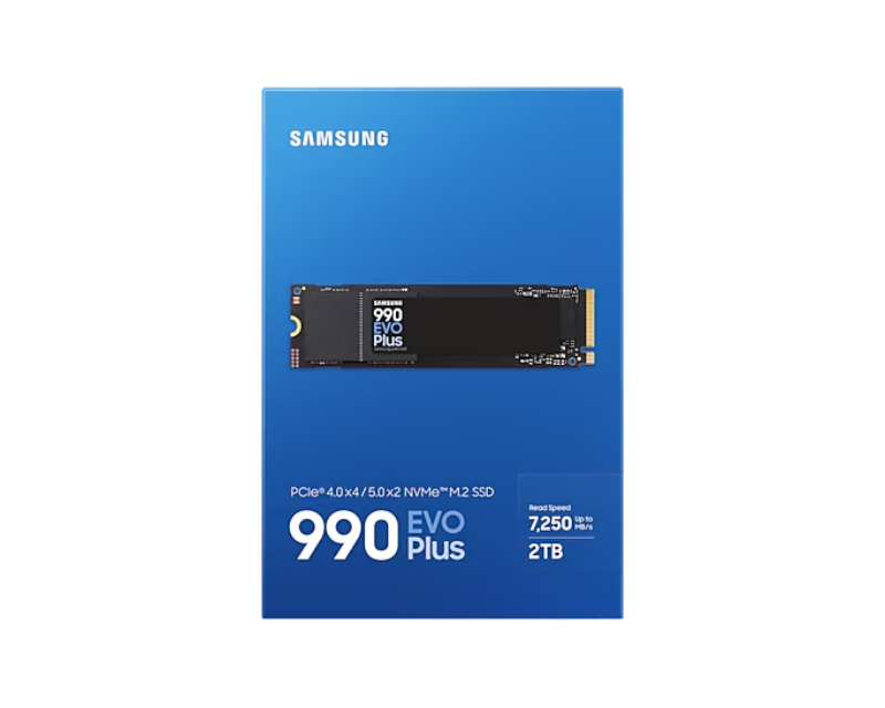 SAMSUNG 2TB M.2 NVMe MZ-V9S2T0BW 990 EVO Plus Series SSD