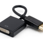 E-GREEN Adapter DisplayPort (M) - DVI (F) crni