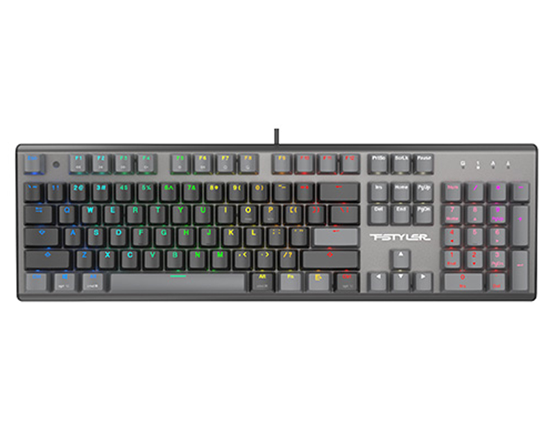 FS100 FSTYLER USB Neon Backlit US crna tastatura